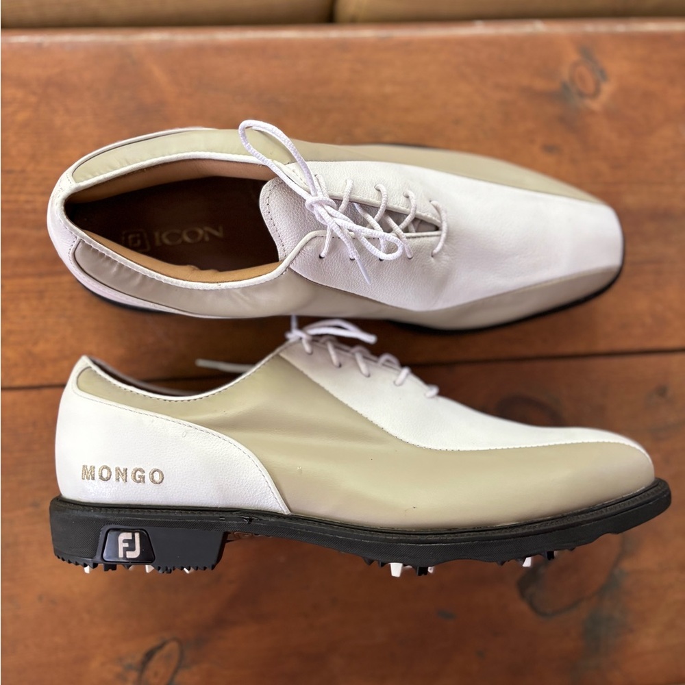 Footjoy Icon Mongo Men's White Golf Shoes